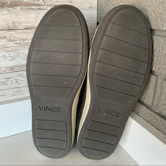 Vince Perforated Sport Suede Sneaker Boot Size 10 - Picture 13 of 13